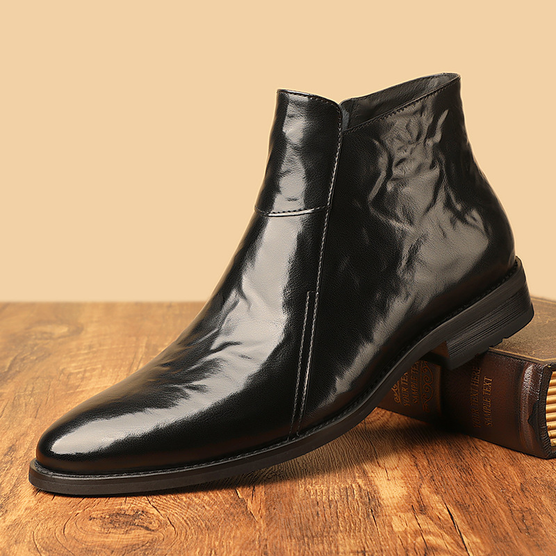 Sewing Nylon - Bottines Chelsea rétro britanniques à bout