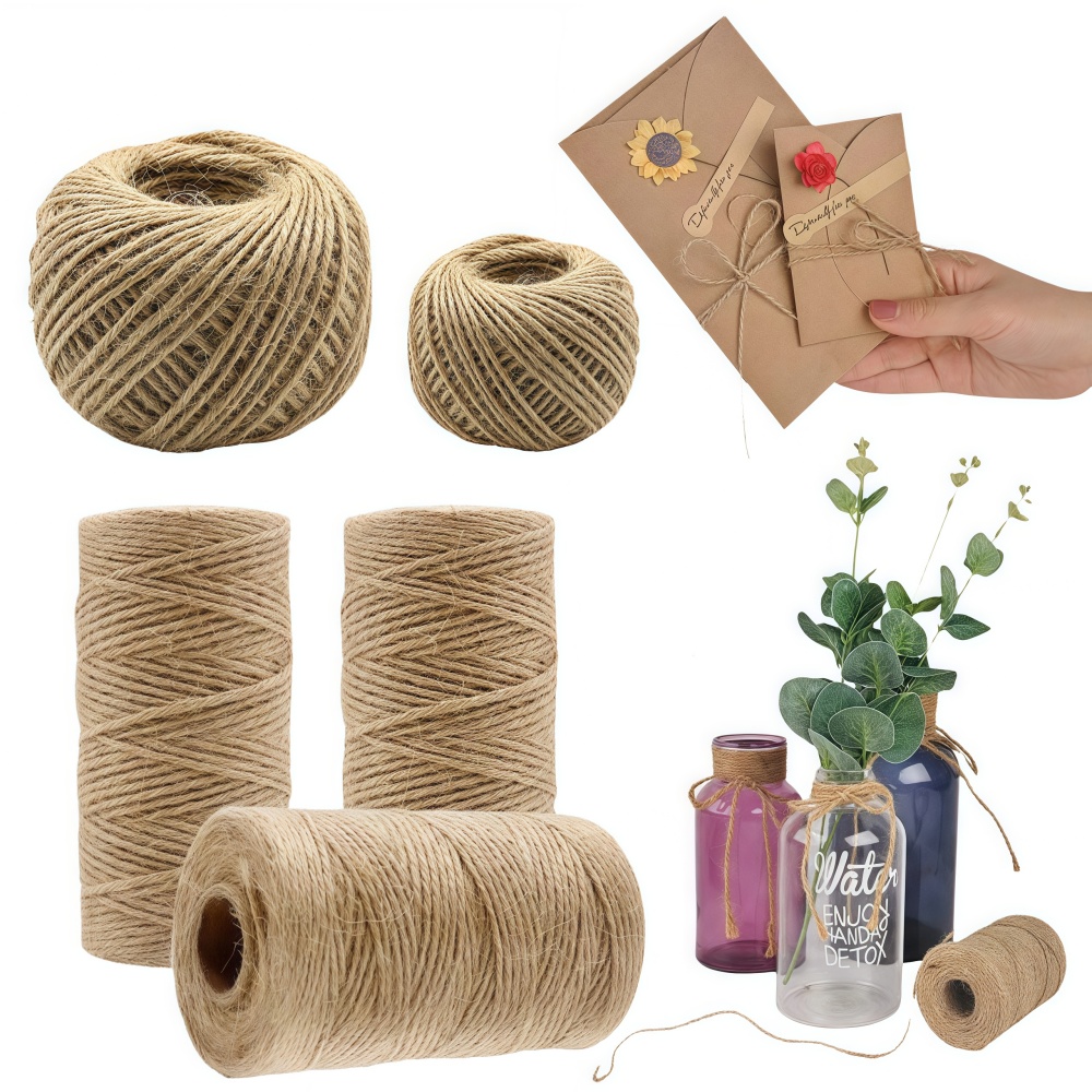 Sewing Thread In Textile - Cordon en jute naturel 2/3/4 mm,