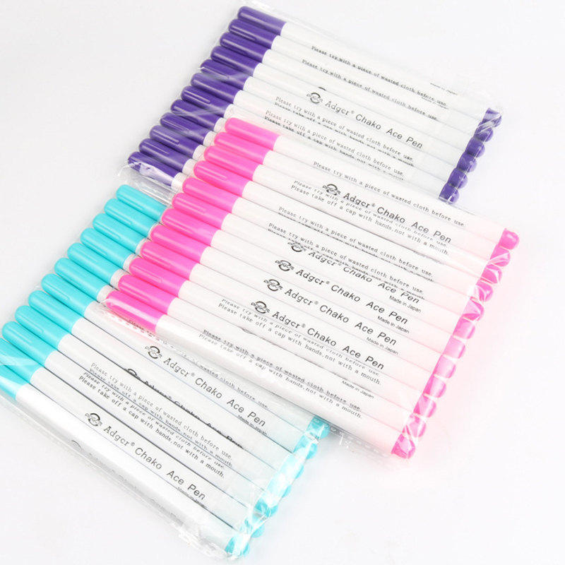 Fabric Marking Pen - Marqueurs d'encre effaçables à l'eau, 12