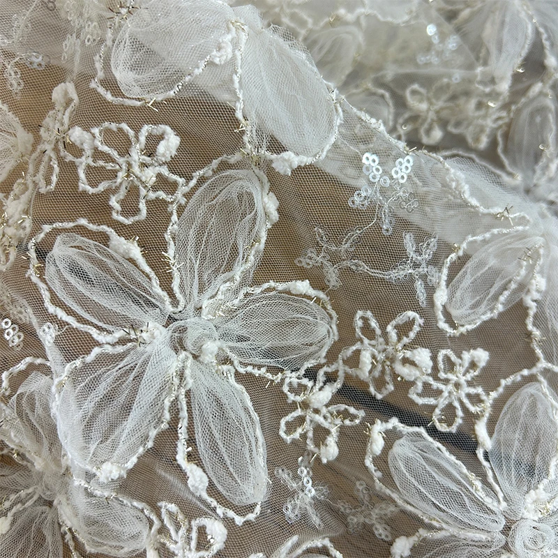 Tissu en maille à paillettes b - Textiles Sewing Techniques avis et prix