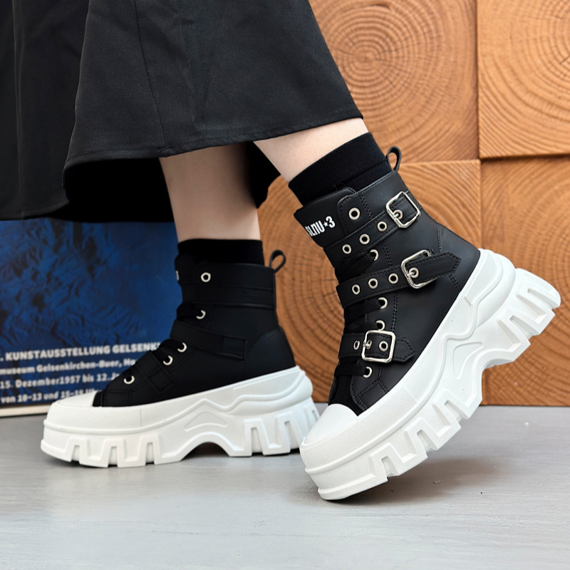 Bottes Punk pour hommes, botte - Sewing Nylon avis et prix