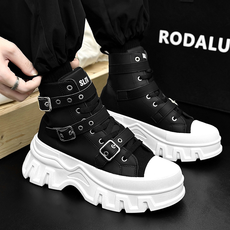 Bottes Punk pour hommes, botte - Sewing Nylon avis et prix