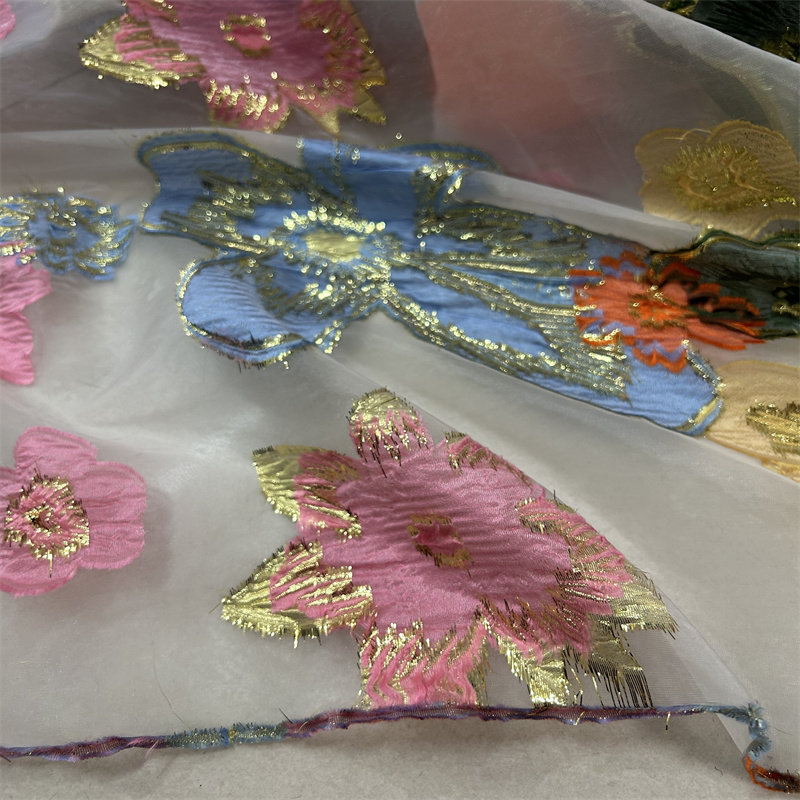 Tissu Organza Jacquard Brillan - Sewing Thread In Textile avis et prix