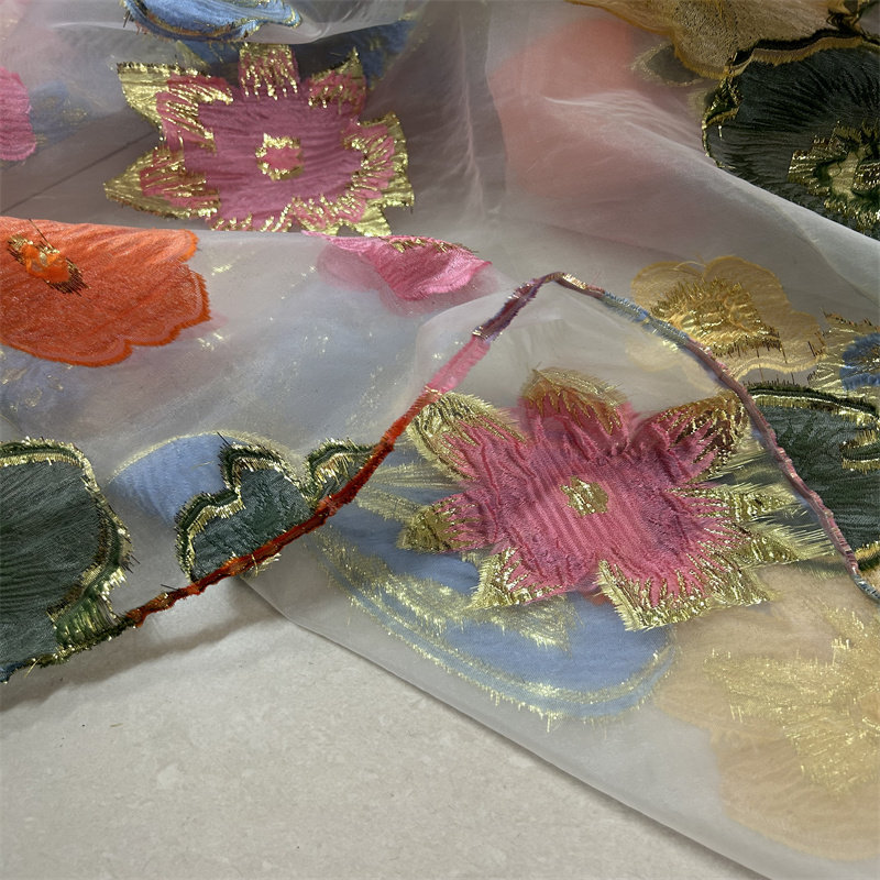 Tissu Organza Jacquard Brillan - Sewing Thread In Textile avis et prix