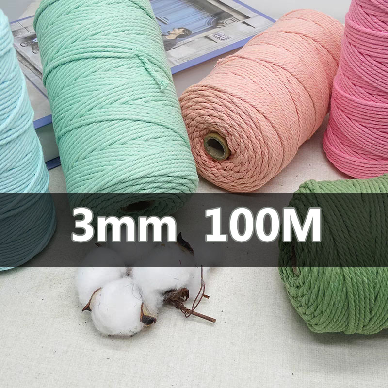 3mm 100M macramé cordon corde  - Sewing Thread In Textile avis et prix