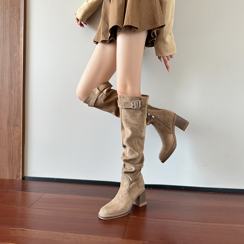 Bottes hautes à talons hauts p - Sewing Nylon avis et prix